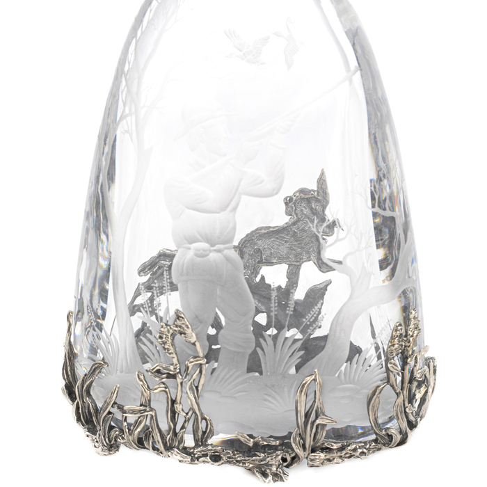 Хрустальный водочный набор "Царские трофеи" на 2 персоны