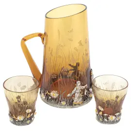 Кувшин со стаканами для воды "Ромашка"