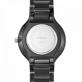 Наручные кварцевые часы Lincor черные