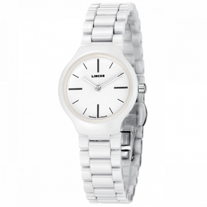 Lincor White Quartz Wrist Watch