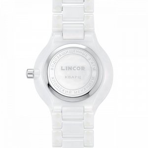 Lincor White Quartz Wrist Watch