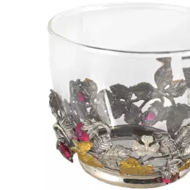 Чашка с блюдцем и ложкой "Земляника"