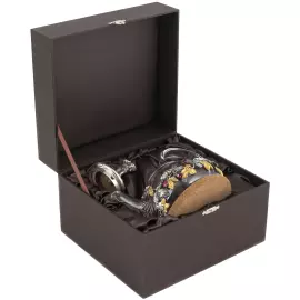 Чайник из серебра "Земляника"