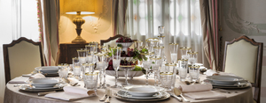Peterhof crystal wine set for 2 persons