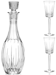 "Breeze" crystal wine set for 2 persons