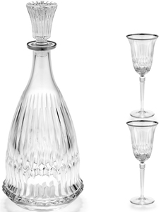Barcelona crystal wine set for 2 persons