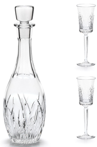 "Morning" crystal wine set for 2 persons