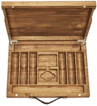 Набор для покера Luxury Ceramic на 500 фишек в кейсе из ясеня