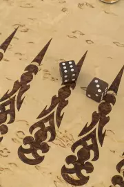 Нарды серебряные "Куликовская битва"