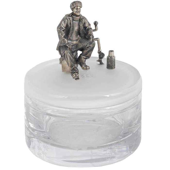 Caviar bowl "Ice fishing"