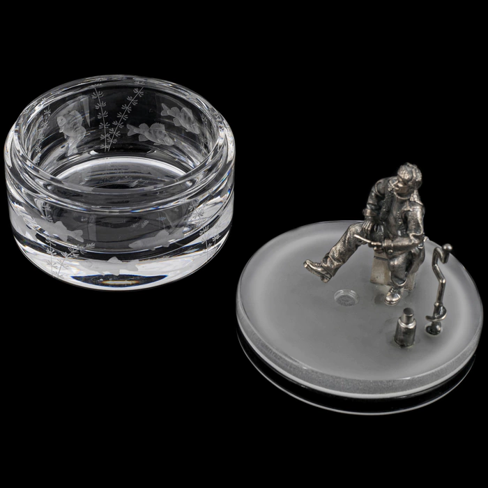 Caviar bowl "Ice fishing"