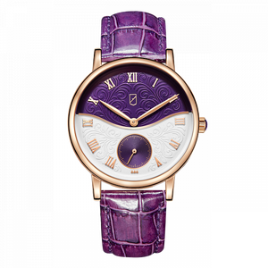 Wrist Quartz watch UCHZ lilac-white