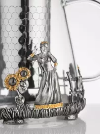 Чайник из серебра "Разгуляй"