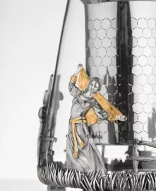 Чайник из серебра "Разгуляй"