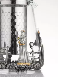 Чайник из серебра "Разгуляй"