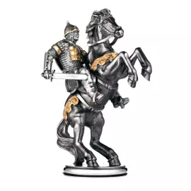 Шахматы из хрусталя и серебра "Ледовое побоище"