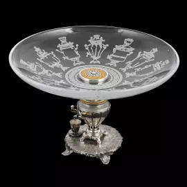 Блюдо для баранок "Парад самоваров"