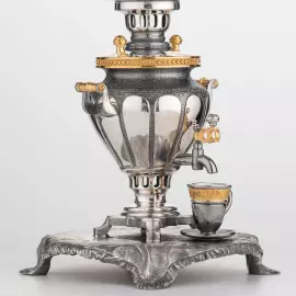 Блюдо для баранок "Парад самоваров"