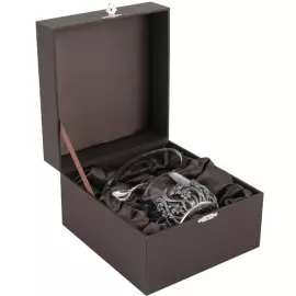 Сервиз чайный из серебра "Незабудки"