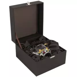 Набор чайный из серебра "Земляника"