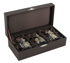 Набор для водки из серебра "Разгуляй"