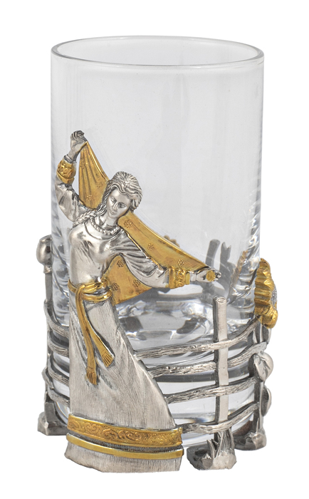 Набор для водки из серебра "Разгуляй"