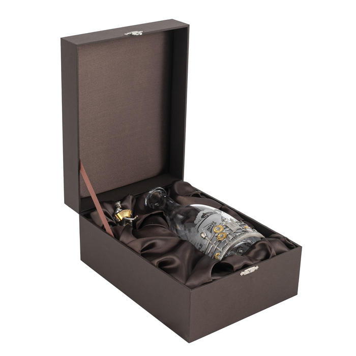 Набор для водки из серебра "Разгуляй"