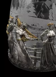 Набор для водки из серебра "Разгуляй"