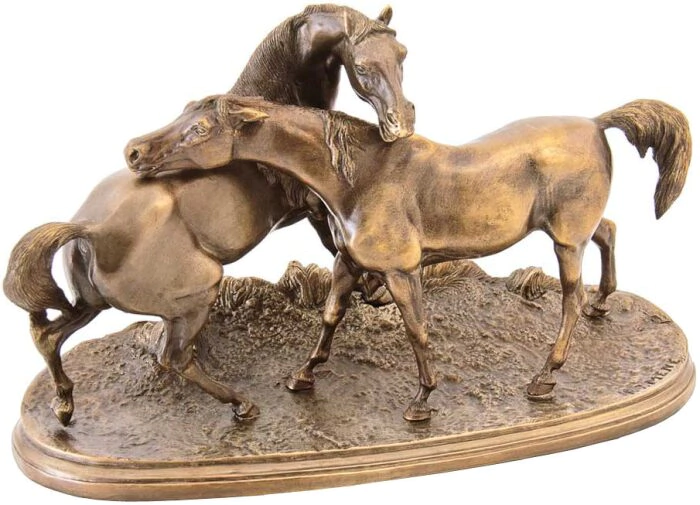 Bronze sculpture "Playing horses"