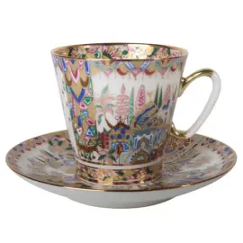 Кофейный набор "Черный кофе" с рисунком "Дары востока" 2 предмета Кофейный набор "Черный кофе" с рисунком "Дары востока" 2 предмета