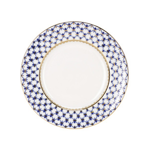 Фарфоровый сервиз "Молодежный" с рисунком "Кобальтовая сетка" на 6 персон, 24 предмета