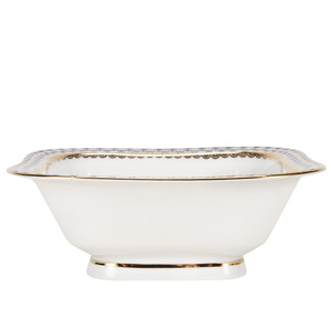 Фарфоровый сервиз "Молодежный" с рисунком "Кобальтовая сетка" на 6 персон, 24 предмета