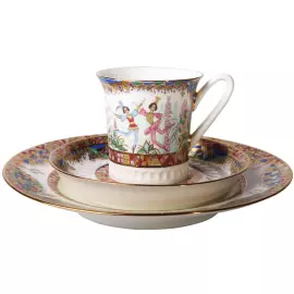 Кофейный сервиз "Вертикаль" с рисунком "Русский балет" на 6 персон, 22 предмета