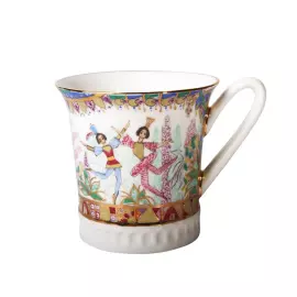 Кофейный сервиз "Вертикаль" с рисунком "Русский балет" на 6 персон, 22 предмета