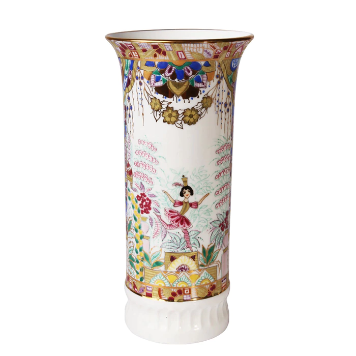 Vertical coffee set with Russian Ballet pattern for 6 persons (22 items)