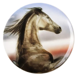 Decorative porcelain dish "Horses. October"