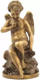 Bronze sculpture "Threatening Amur"