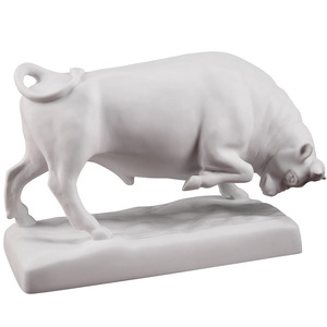 Porcelain figurine "Bull Champion"