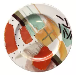 Decorative porcelain plate "Funny"