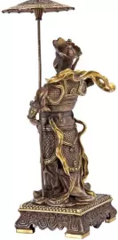 Скульптура бронзовая "Китайский Мандарин"