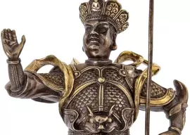 Скульптура бронзовая "Китайский Мандарин"