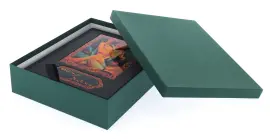 Книга в кожаном переплете "Омар Хайям. Рубаи" в коробе Книга в кожаном переплете "Омар Хайям. Рубаи" в коробе