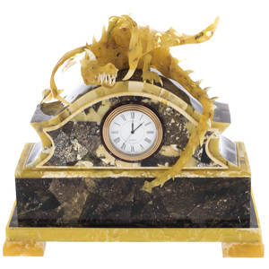 Watch made of amber "Dragon"