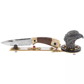 Нож на подставке "Орел" Златоуст
