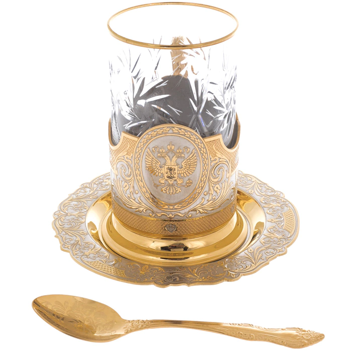 Cup holder "Coat of Arms of the Russian Federation" Zlatoust