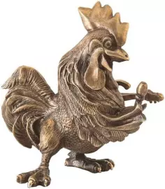 Статуэтка бронзовая "Петух" из серии "Восточный календарь"