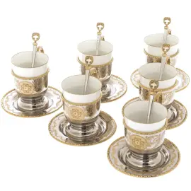 Кофейный сервиз "Флорентийский" Златоуст