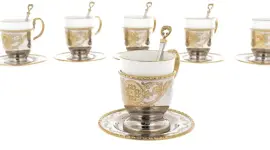 Кофейный сервиз "Флорентийский" Златоуст