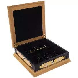 Шахматы из бука "Королевские" Златоуст