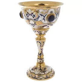 Набор кубков на блюде, с лазуритом, Златоуст